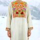 Handmade Kashmiri Wool Kurta with Floral Embroidery